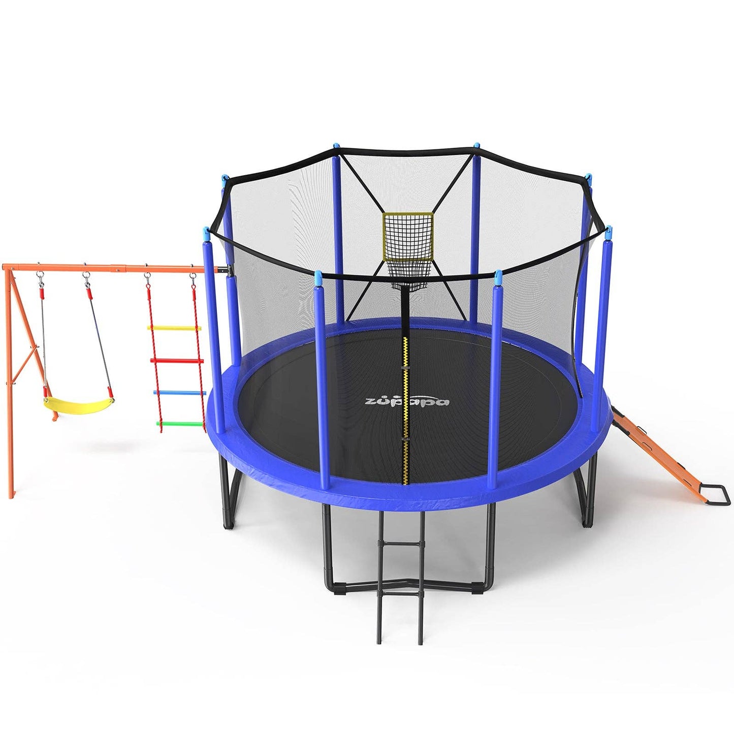 Ultimate 5 i 1 12 Ft Trampolin äventyrspark på bakgården