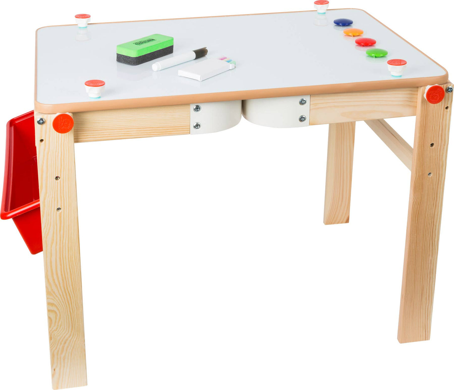 small foot small foot Blackboard Table 2 In 1 | Svarta tavlor och skolmaterial | Trä
