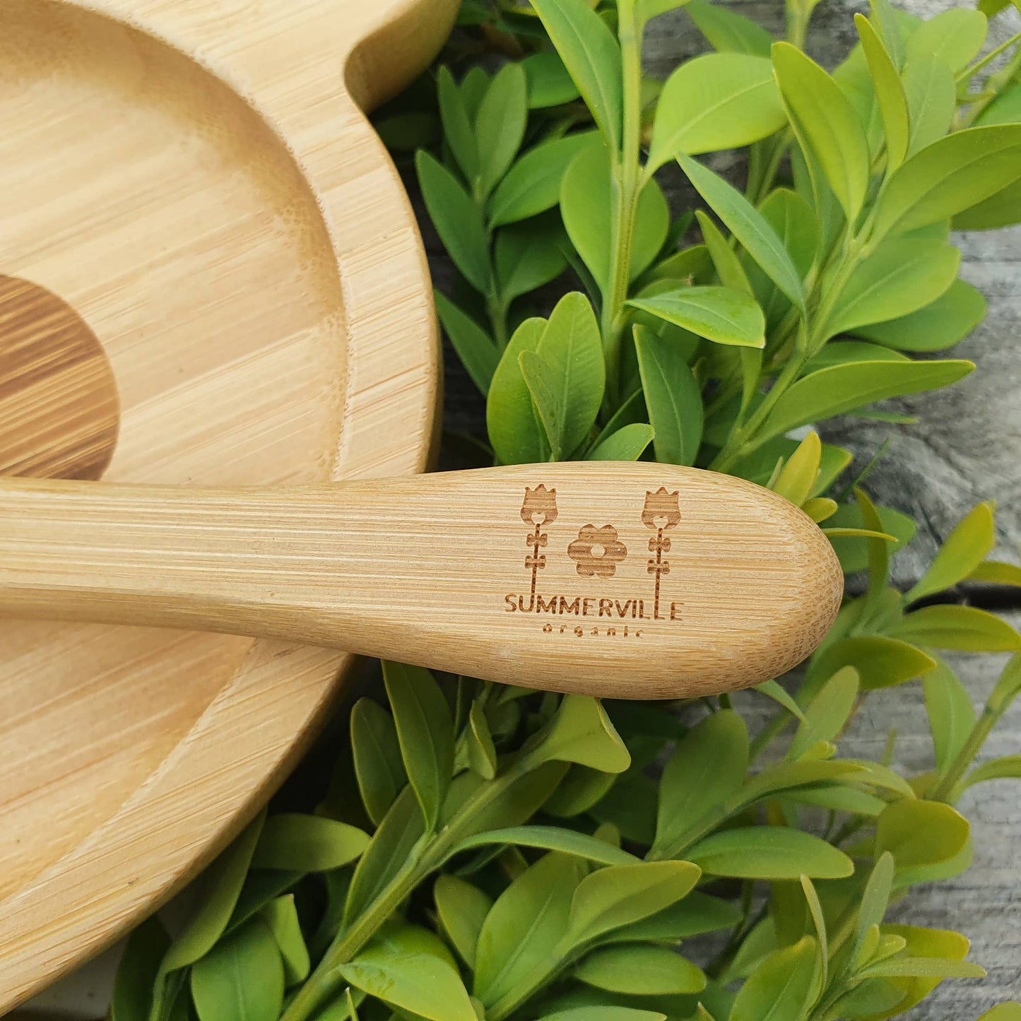 Summerville organic Kids Bamboo Porslin Mus Röd
