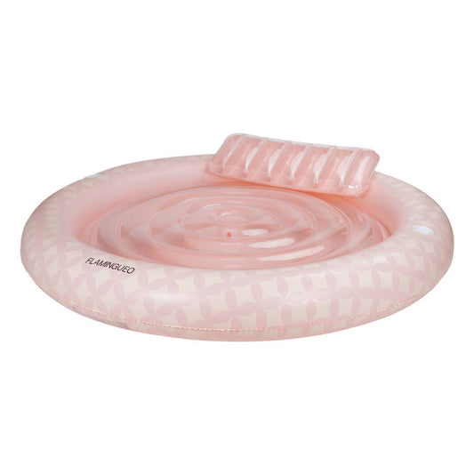 Rundad rosa solstolspool