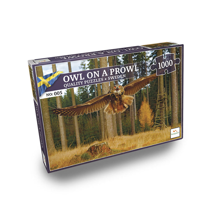 Nordic Quality Puzzles - SE:005 - Owl on a Prowl (1000 pieces)