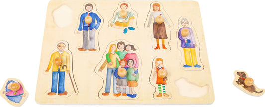 small foot Familj och vänner Set Puzzle | Pussel | Trä