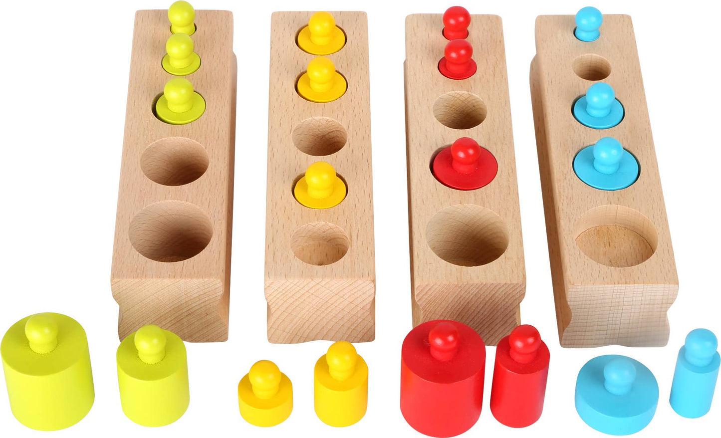 small foot Plug-in spel storlek fördelning | pedagogisk leksak | trä