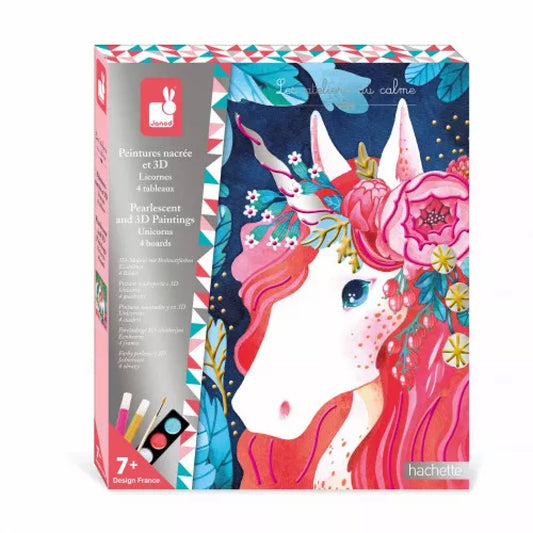 Pearlescent And 3D Paintings Unicorns