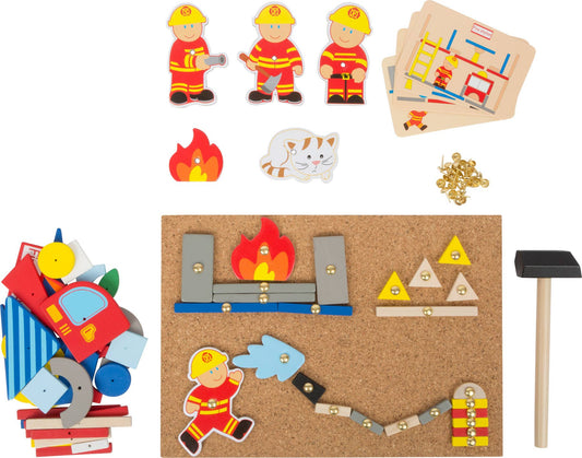 small foot Brandkår hammare spel | hammare spel | trä