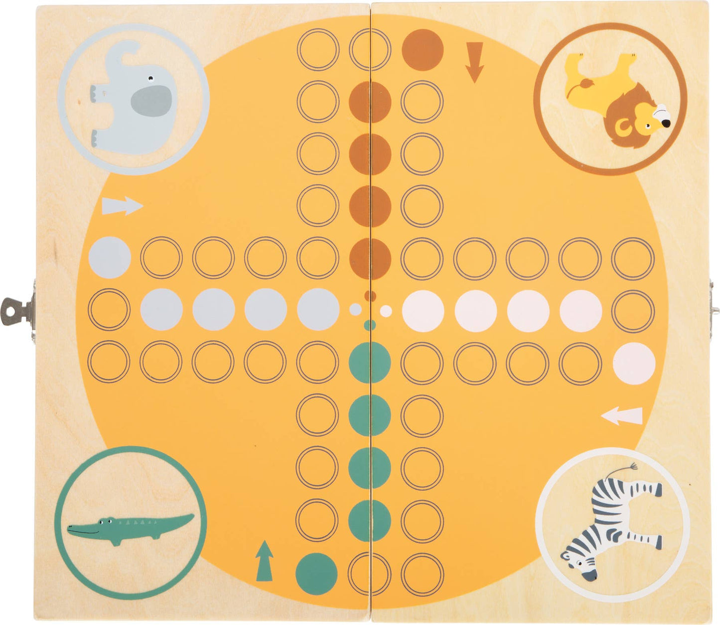 small foot Ludo för 4 spelare ”Safari” | brädspel | träleksaker