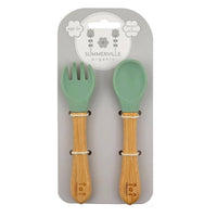 Summerville organic Sked och gaffel set