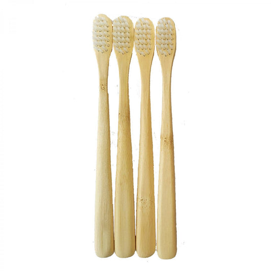 Summerville organic Barn Bambu Tandborste Naturlig 4-pack