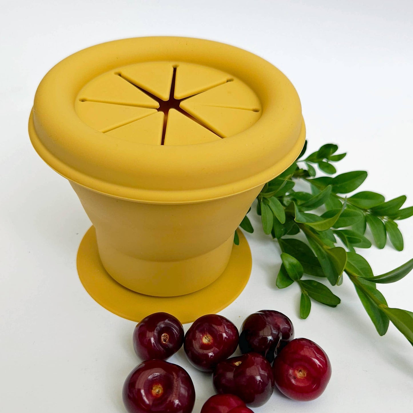 Summerville organic Snackpot silikon ockra