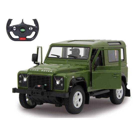 Land Rover Defender 1:14 grön 2.4GHz manuell dörr