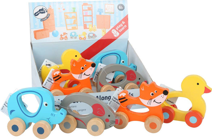 small foot Färgglada skjutdjur display