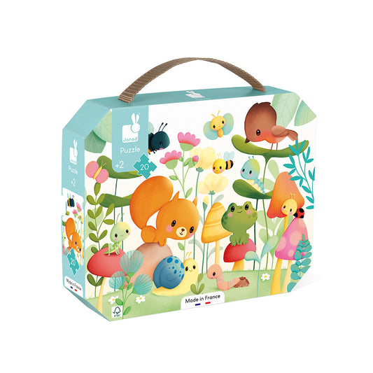 Janod - Garden Friends Puzzle (20 pieces)