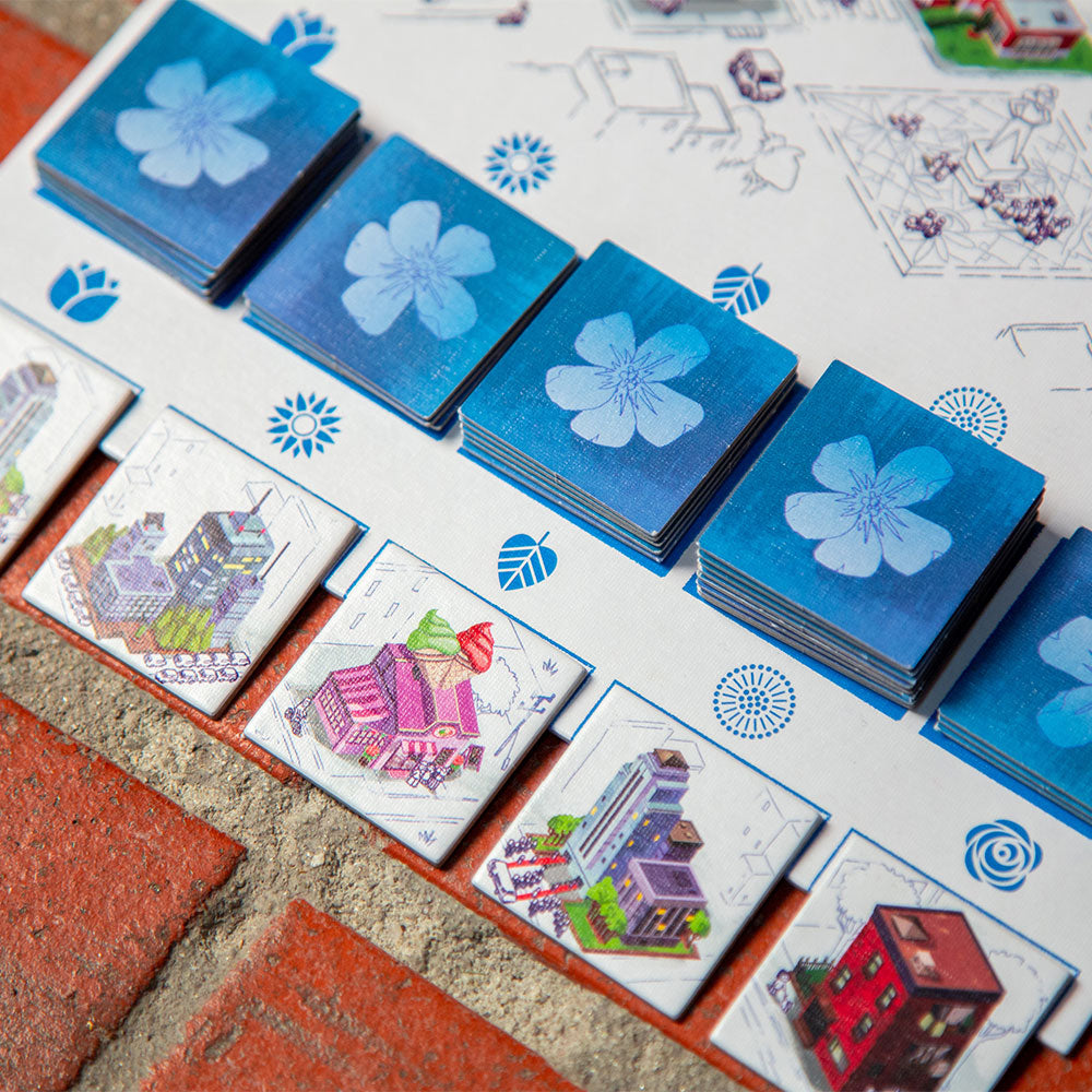 Spilbræt - Bloom Town (EN)