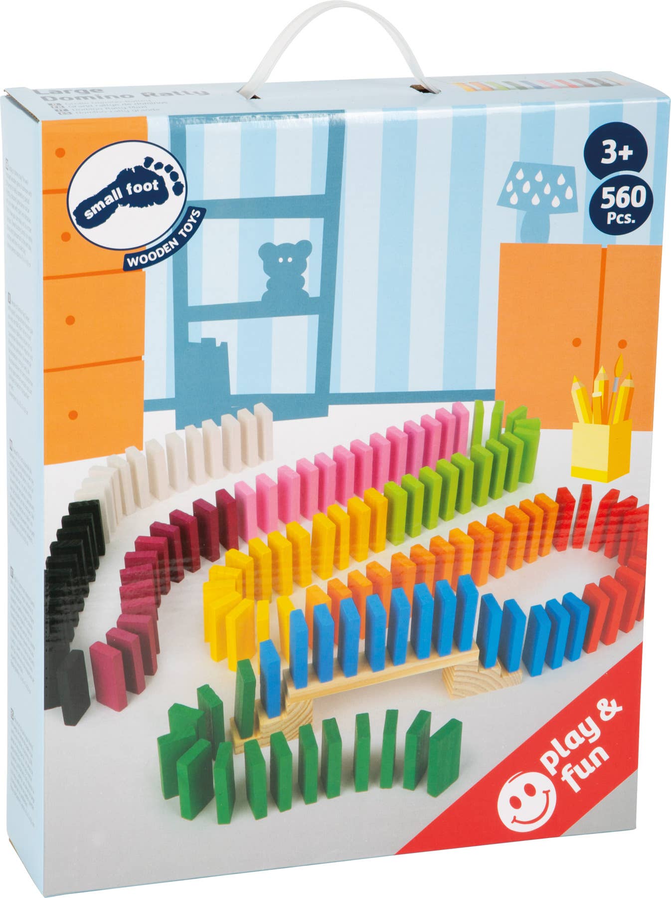 small foot Domino Rally XXL | Skicklighetsspel | Trä