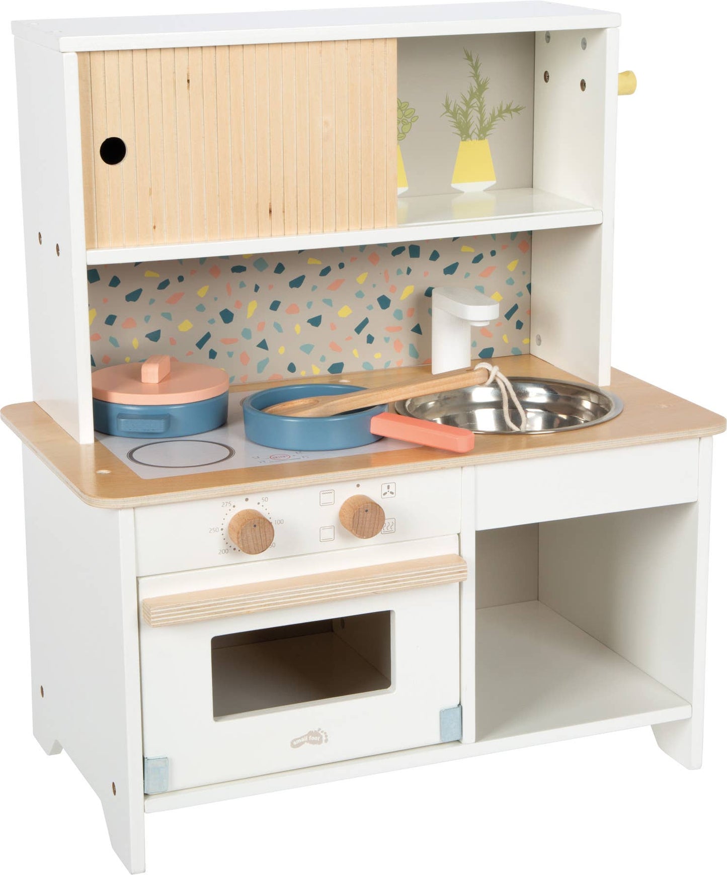 small foot Barnkök Terrazzo kompakt | I köket | Träleksak