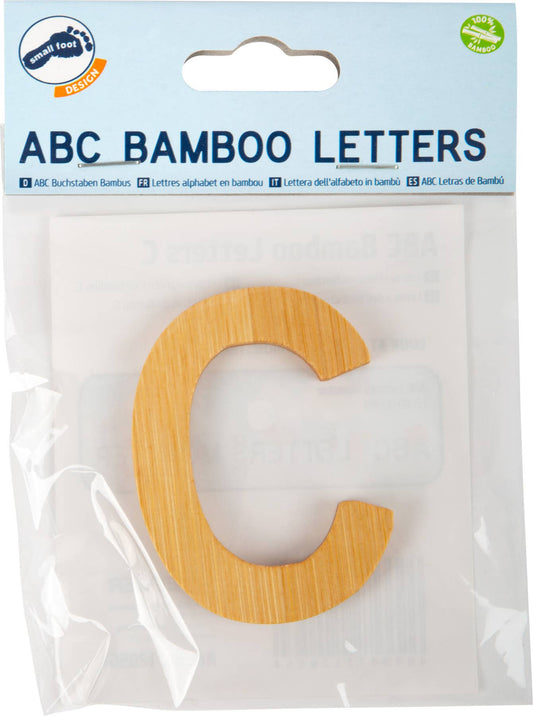 small foot small foot ABC bokstäver bambu C | brev tåg | trä