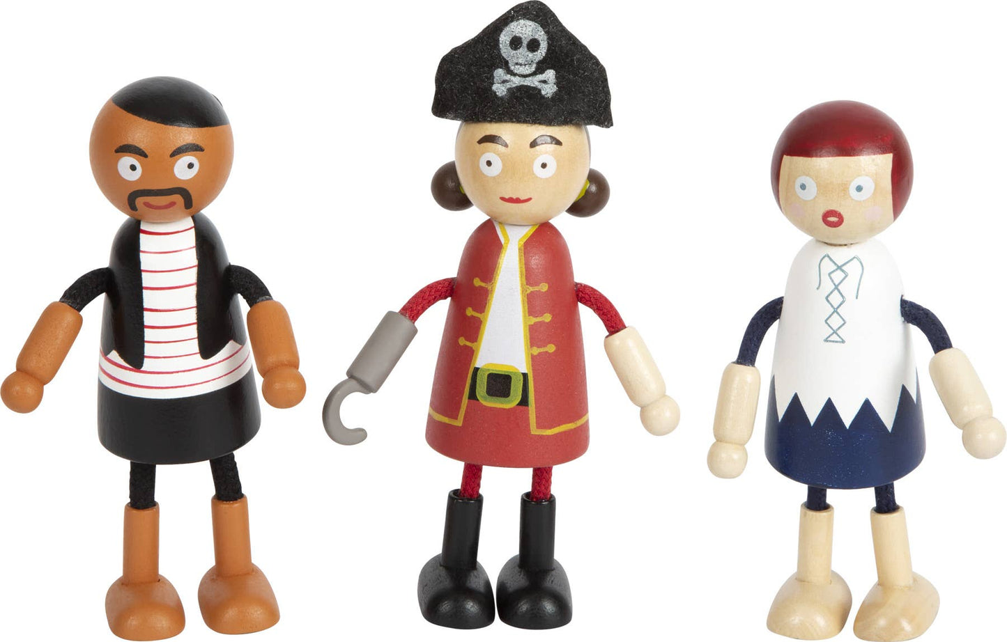 small foot Böjande dockor Piratfigurer | Dockor | Trä