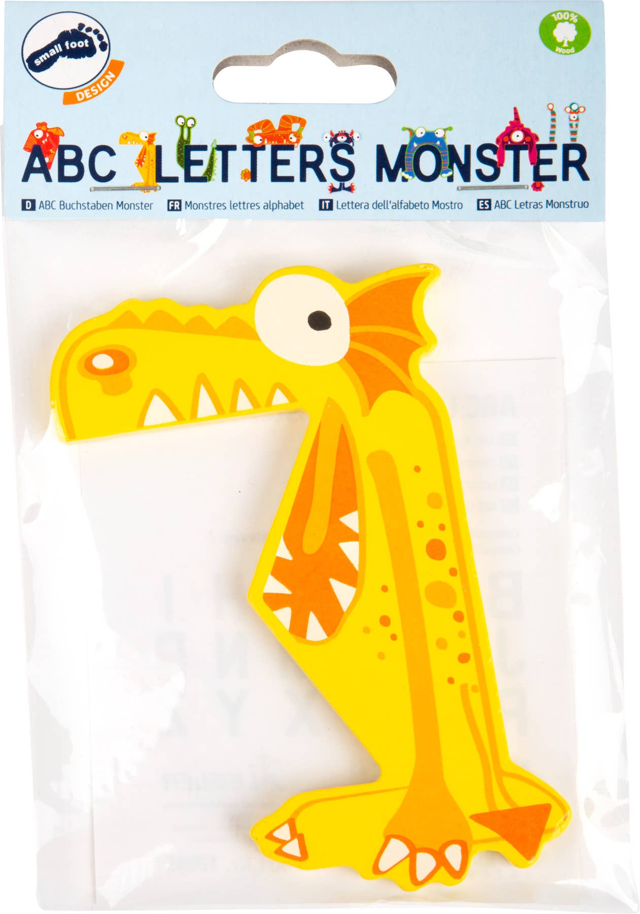small foot small foot ABC bokstäver Monster Murphy | brev tåg | trä