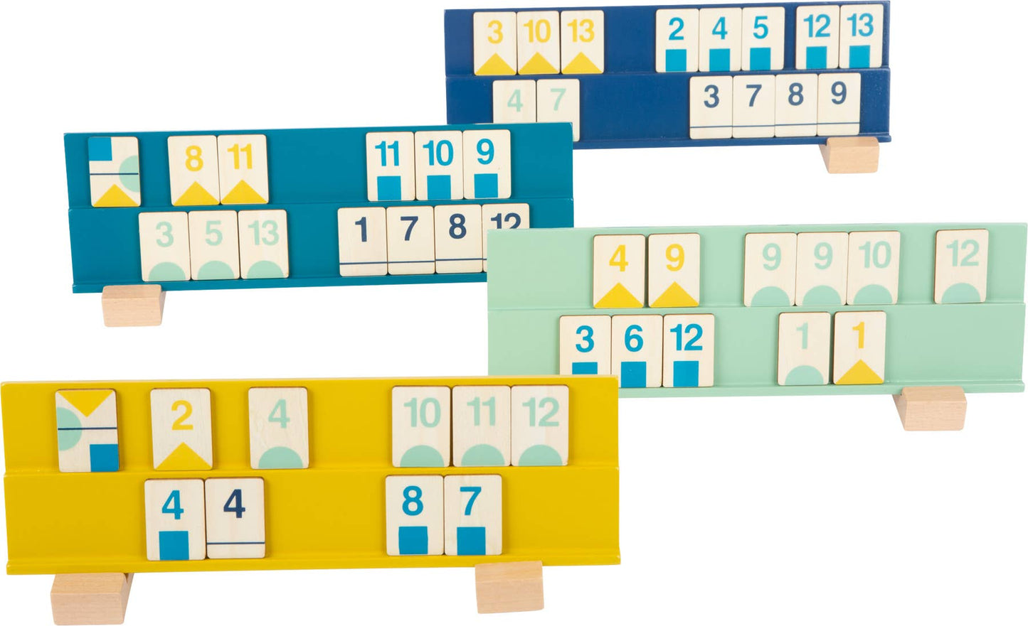 small foot Rummy nummer pusselspel | brädspel | trä