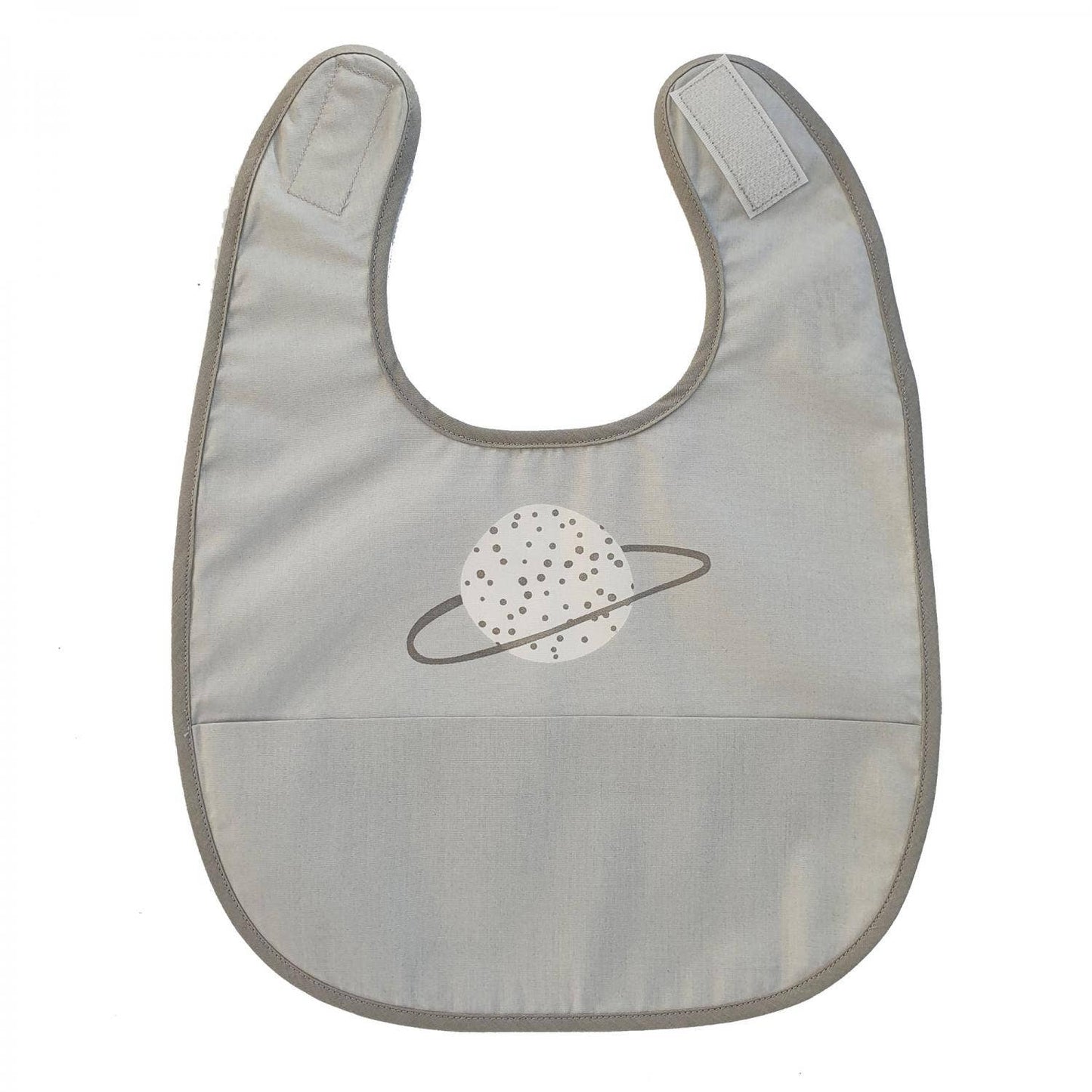 Ekologisk babyhaklapp Grey Planet