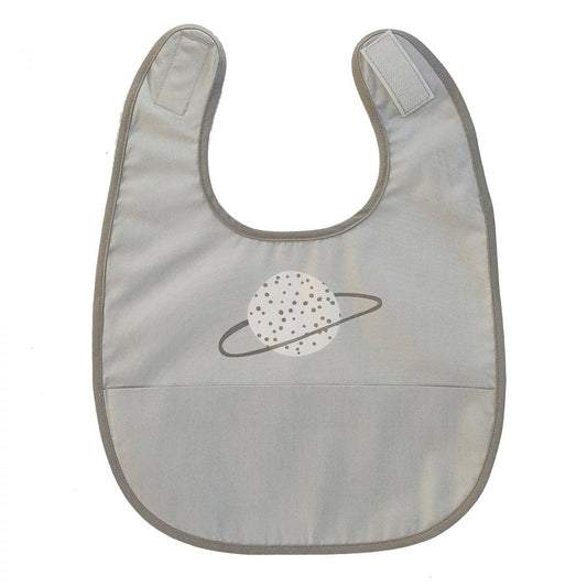 Ekologisk babyhaklapp Grey Planet