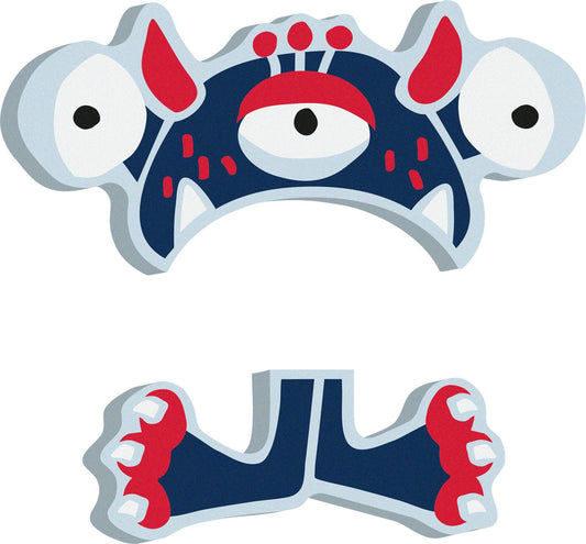 small foot small foot ABC bokstäver Monster Al | brev tåg | trä