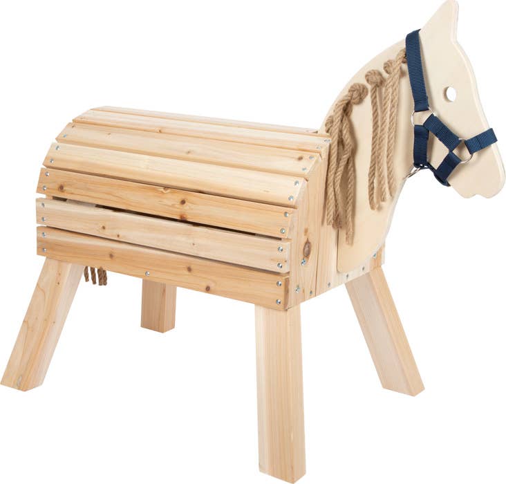 small foot small foot Wooden Horse Compact | Hoppa och hoppa | Trä