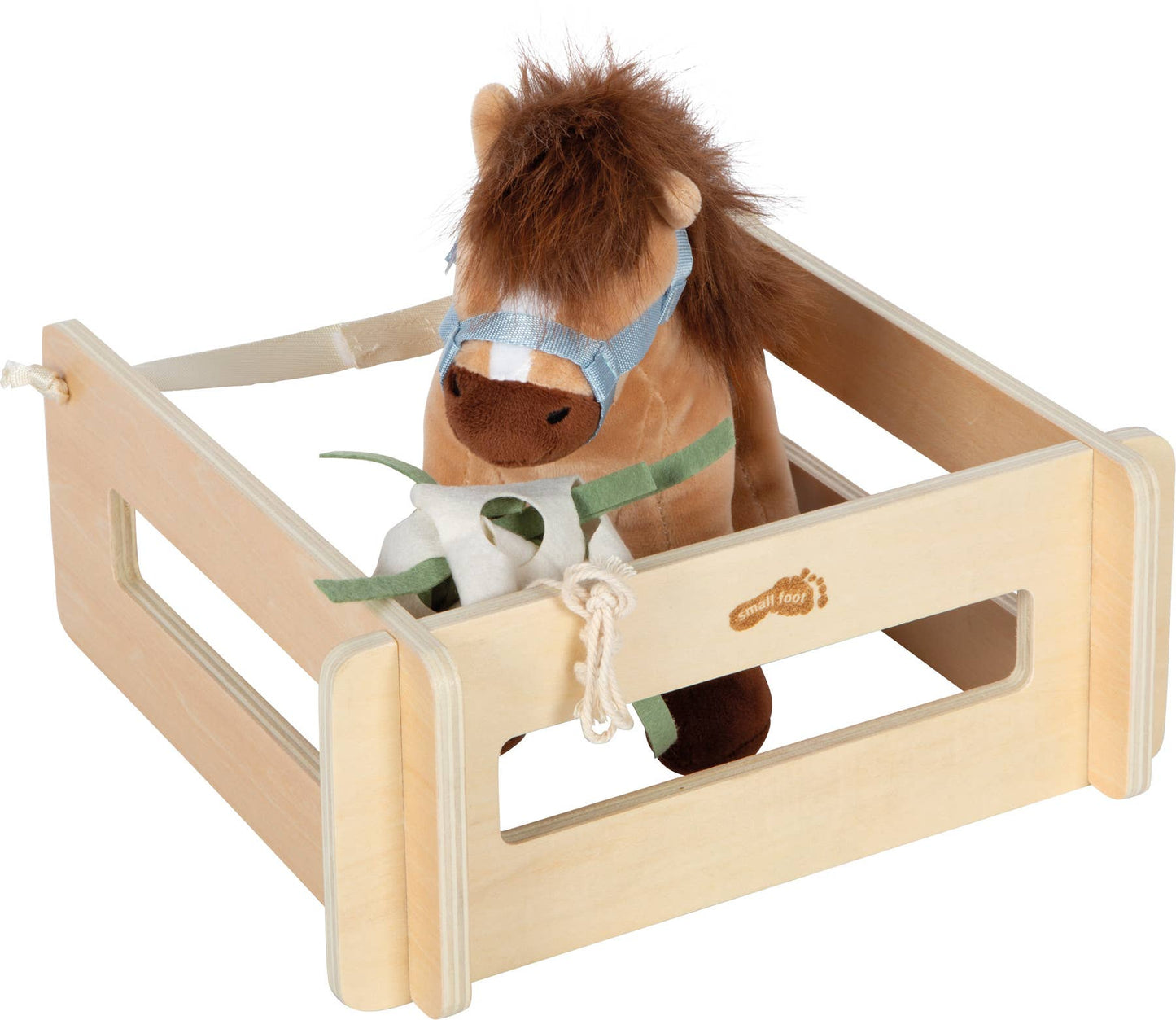 small foot Hästsats med stall och tillbehör i väskan