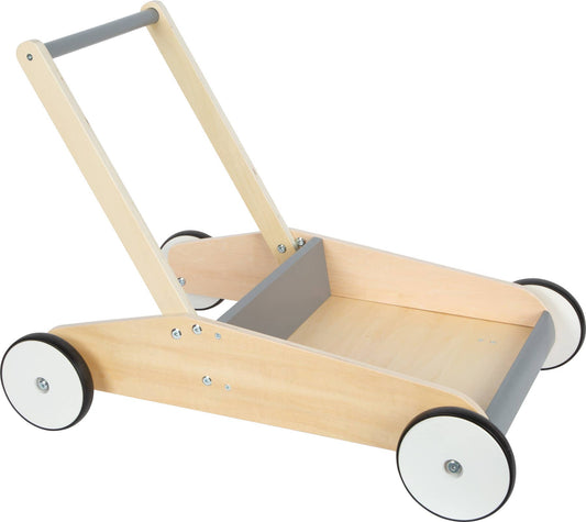 small foot Skiffergrå barnrullator | motorik | träleksaker