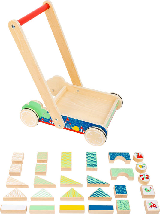 small foot Baby walker byggstenar ”Flytta det! ”| Gåstol | trä