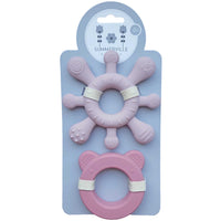 Summerville organic Silikon Baby Rattle + Teether