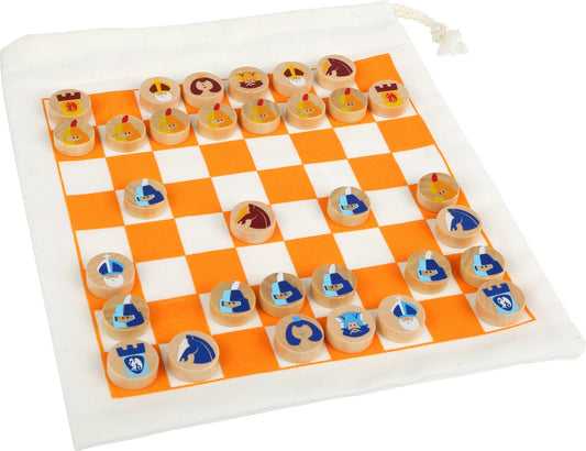 small foot Chess travel game | brädspel | 100% Fsc