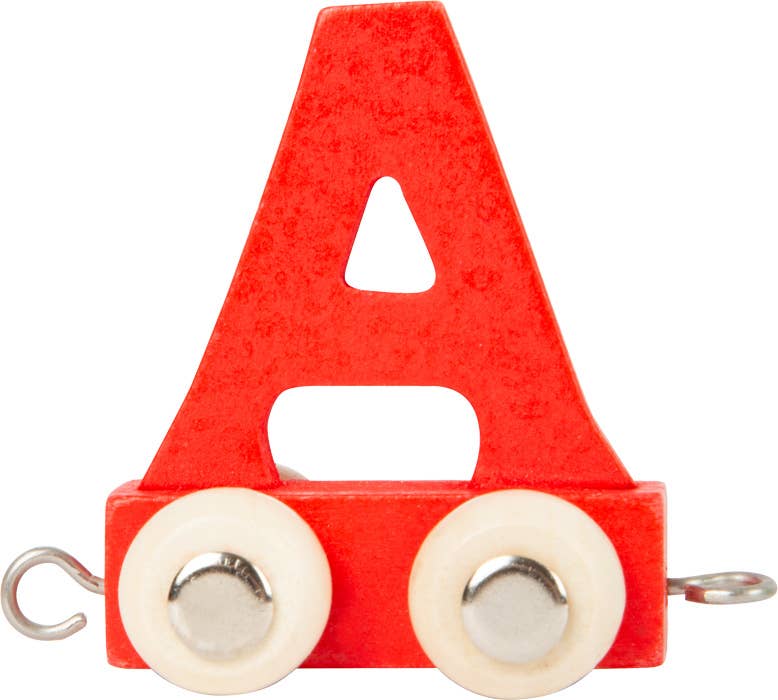 small foot Trähängsmycke Bokstav A