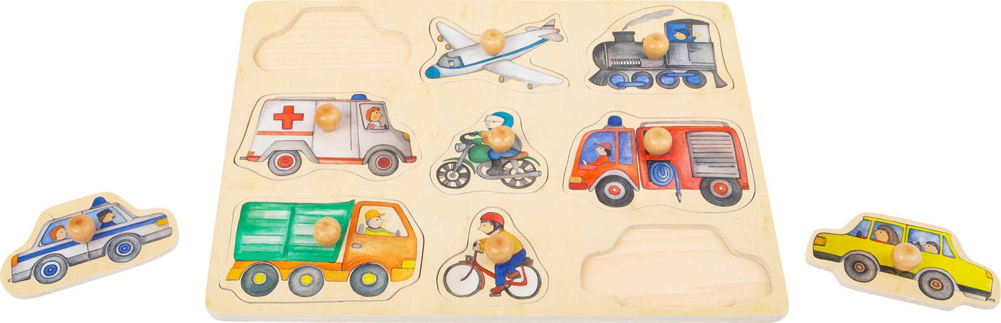 small foot Stadsfordon Set Puzzle | Pussel | Trä