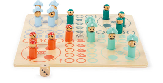 small foot Ludo pirater | brädspel | trä