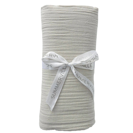 Ekologisk Baby Crinkle Swaddle Grå