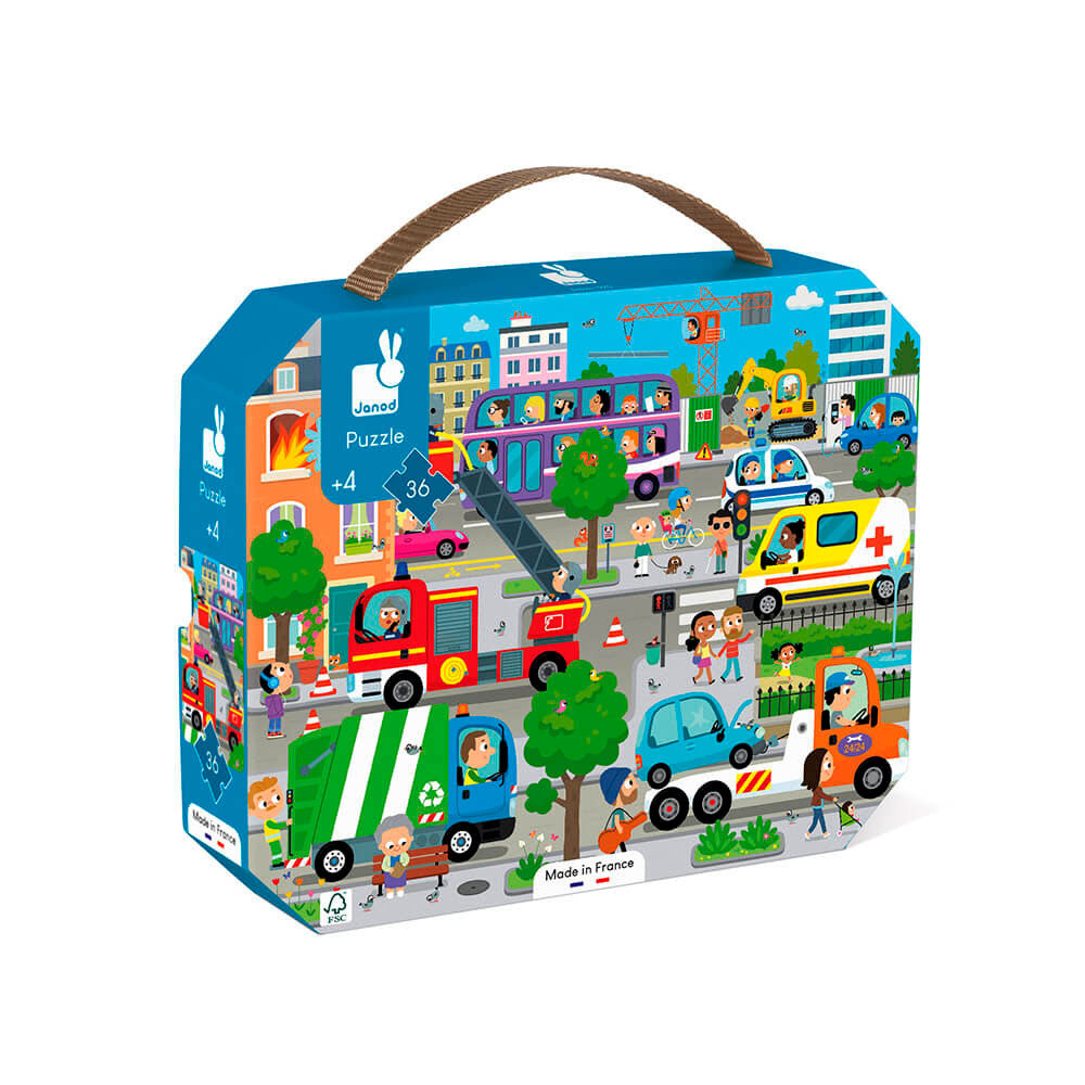 Janod - Puzzle City 36 bitar