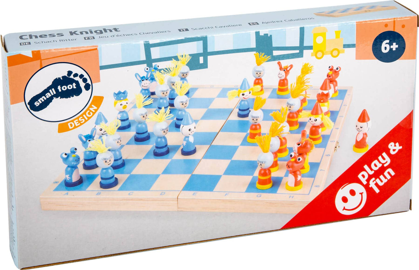 small foot Chess Knight | Brädspel | Trä