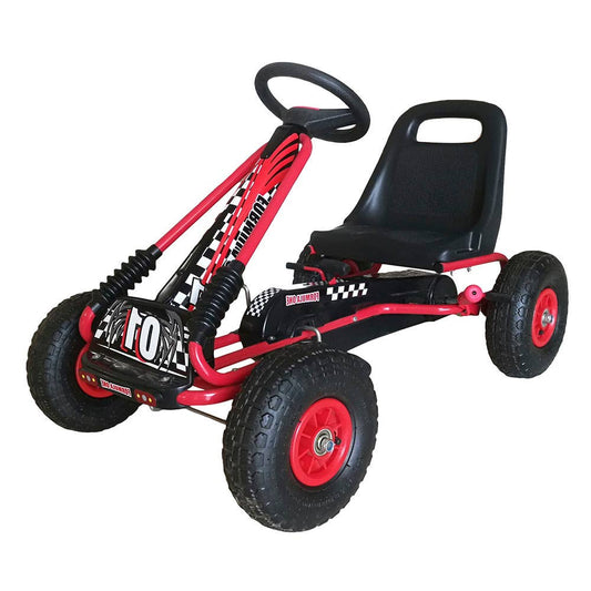 Go Kart Pedal Bil för barn- Röd