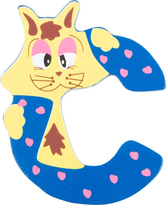 small foot Träbokstäver Djur A-Z