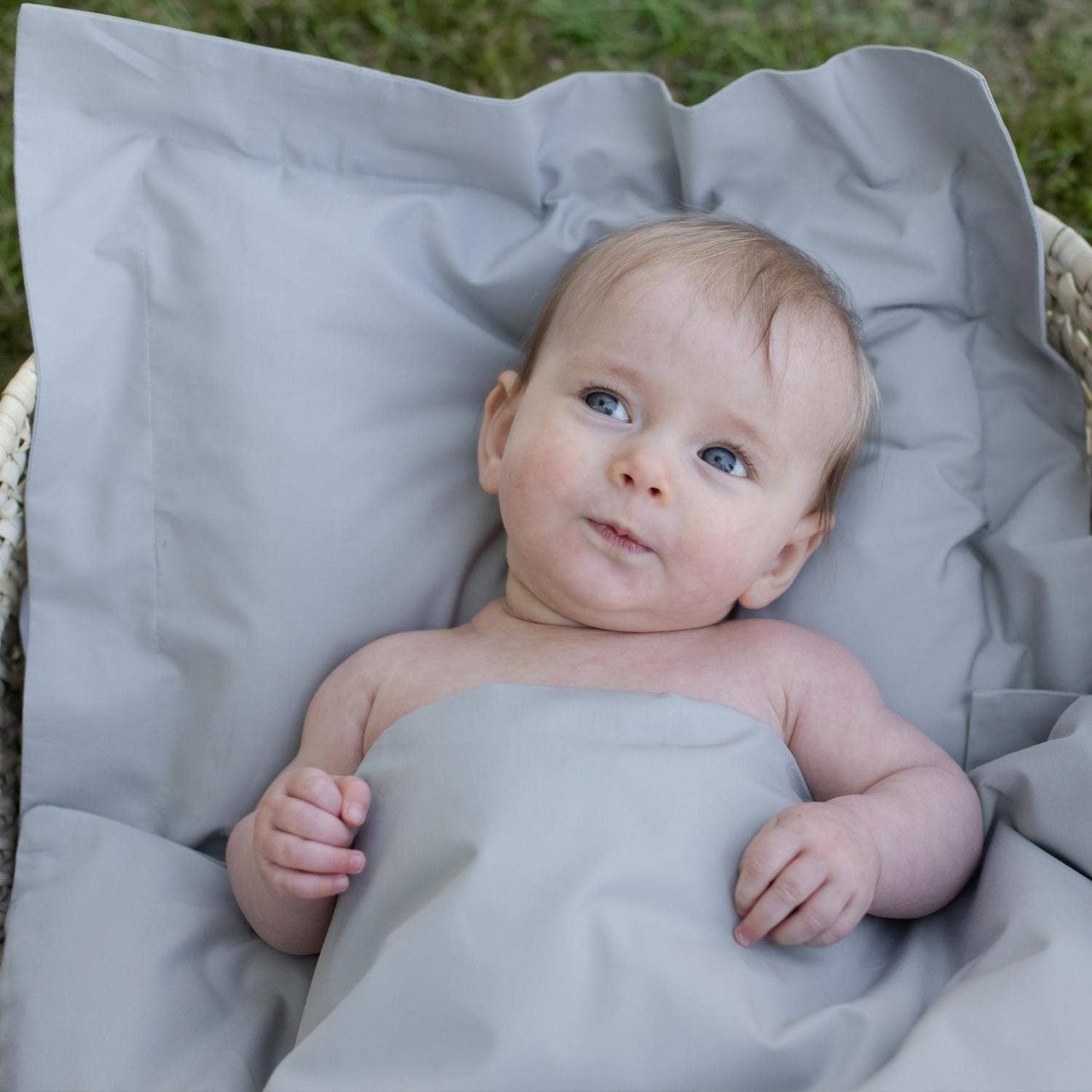 Summerville organic Ekologiska Baby sängkläder grå