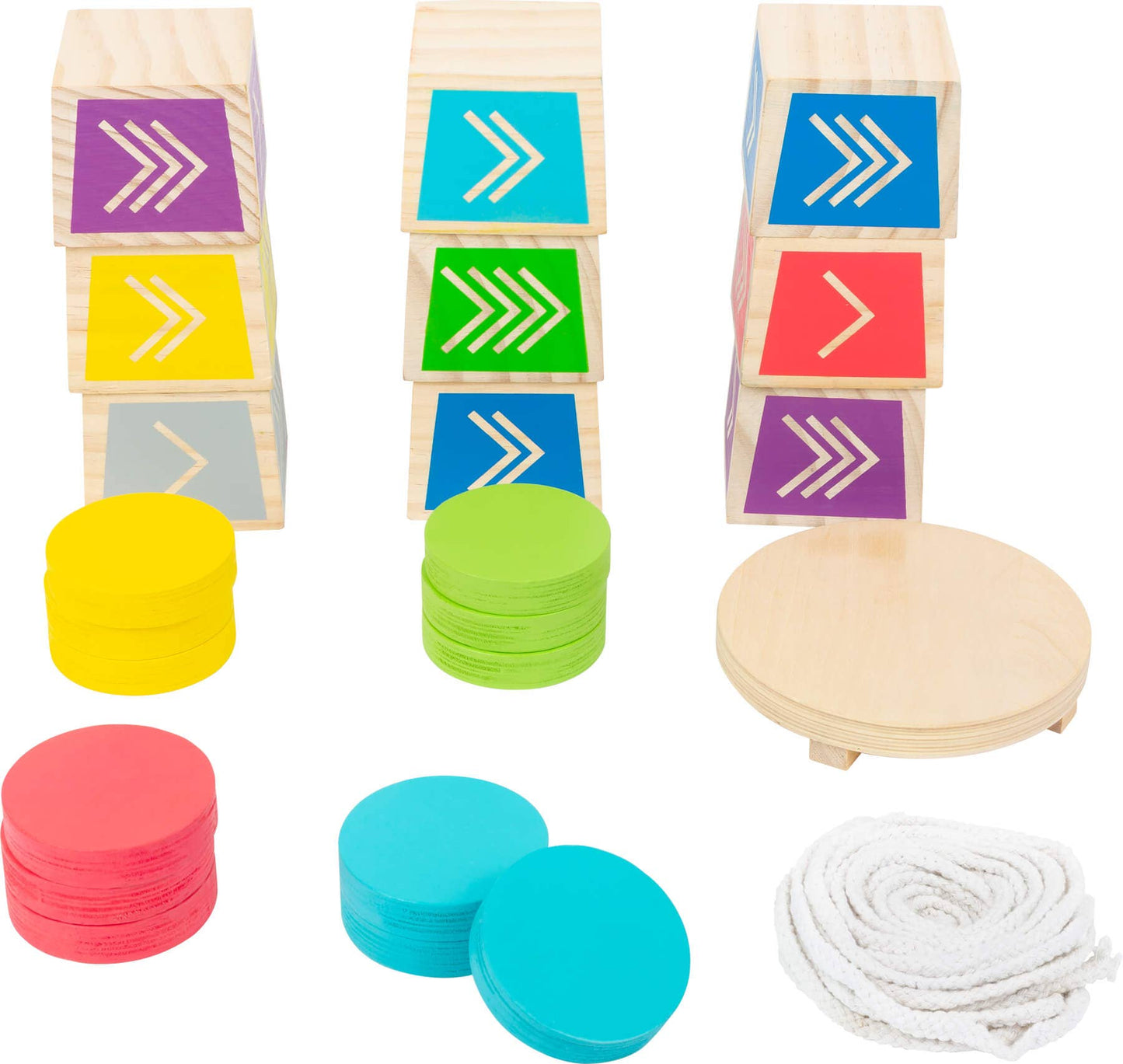 small foot small foot Kubb Vertikal Kasta Spel ”Aktiv” | 100% Fsc