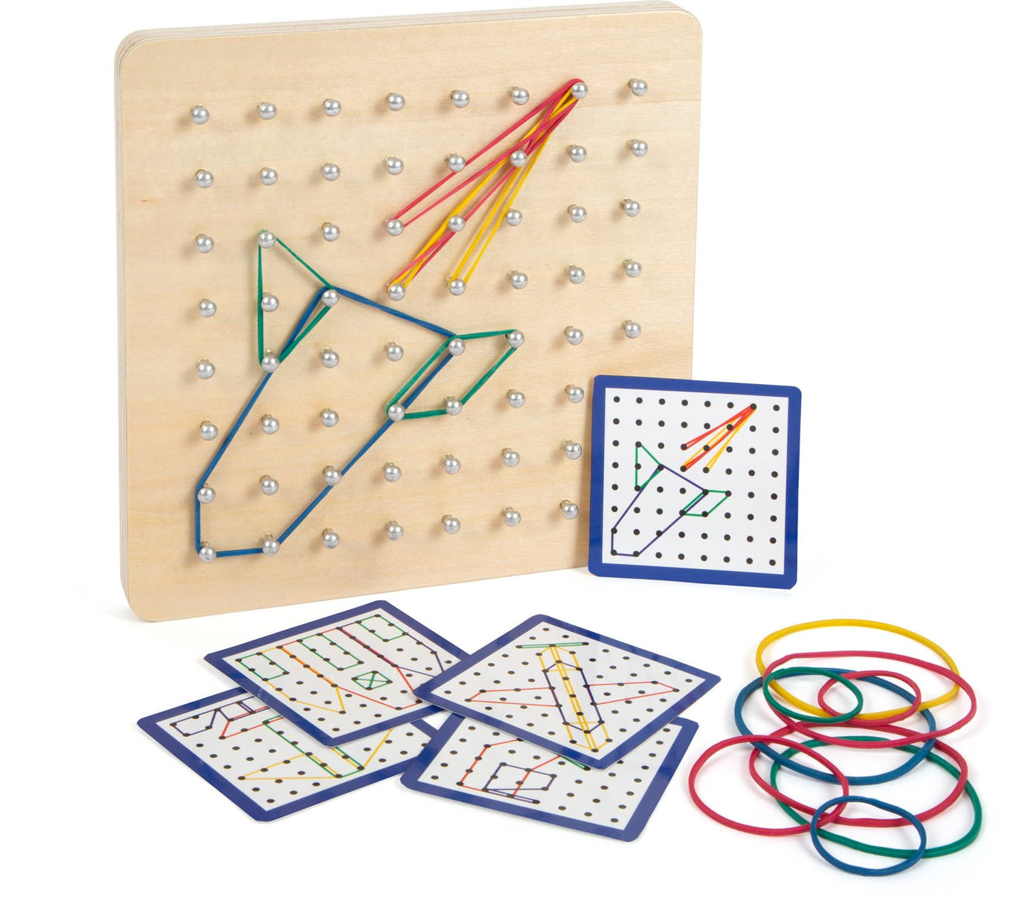 Trä Geoboard | Pedagogiska leksaker | Trä