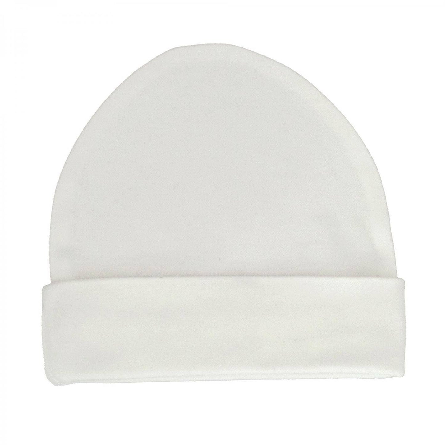 Ekologisk babyhatt Vit 0-3 Månader