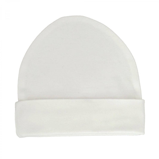 Ekologisk babyhatt Vit 0-3 Månader