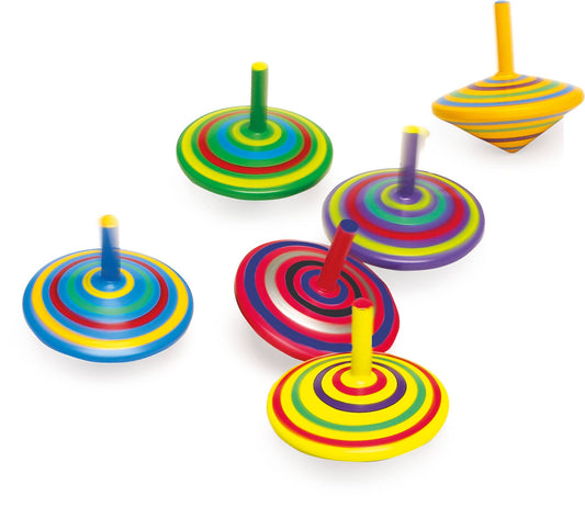 small foot small foot Randig trä spinning top | skicklighetsspel | trä
