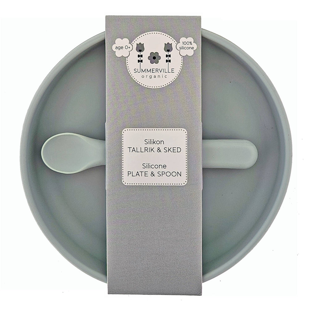 Summerville organic tallrik och sked