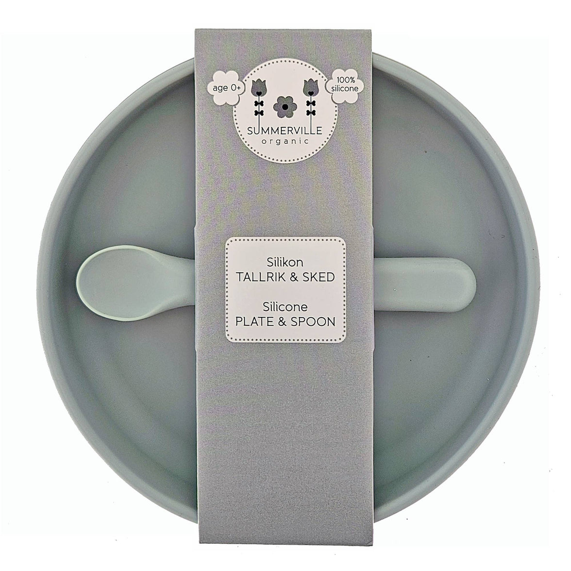 Summerville organic tallrik och sked