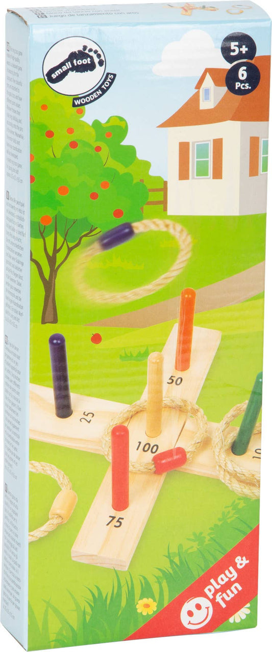 small foot Ring Toss Game | Trädgård Spel | Trä