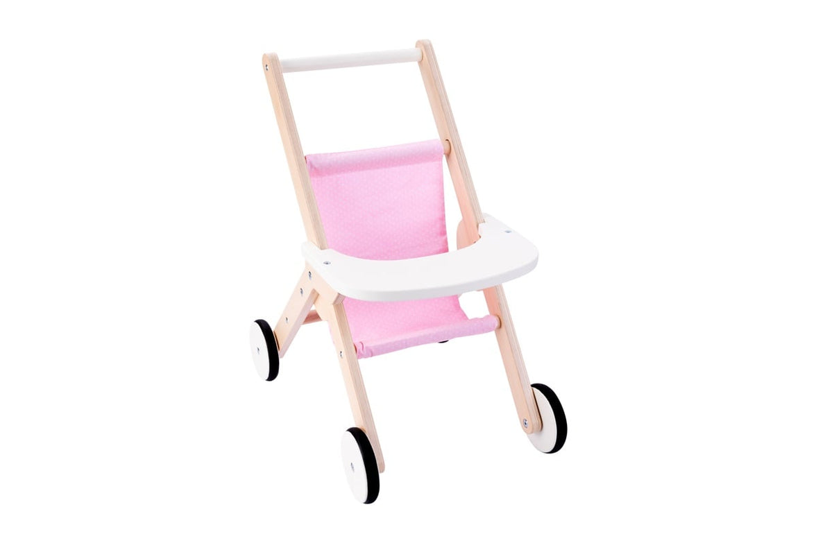 Engelhart - Dockvagn i rosa trä